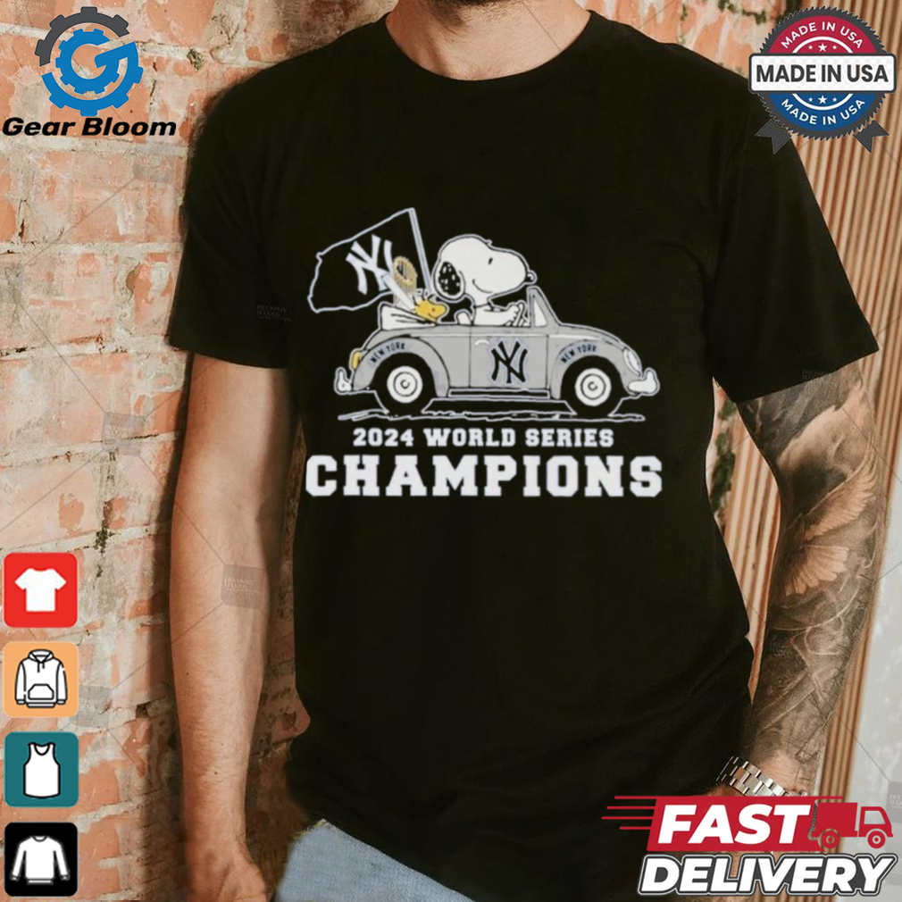 Official New York Yankees x Snoopy 2024 World Series Champions T Shirt Official New York Yankees x Snoopy 2024 World Series Champions T Shirt