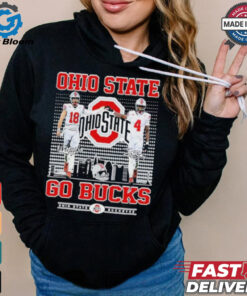 Official Ohio State Buckeyes Jeremiah Smith Jaylen McClain Go Bucks T Shirt
