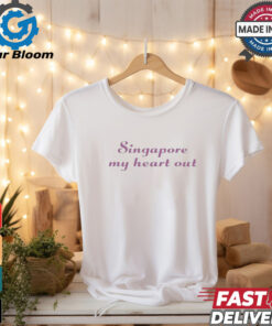 Official Olivia Rodrigo Wearing Singapore My Heart Out Shirts