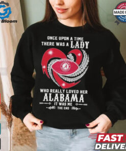 Official Once Upon A Time There Was A Lady Who Really Loved Her Alabama Crimson Tide Diamonds Shirt