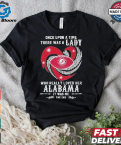 Official Once Upon A Time There Was A Lady Who Really Loved Her Alabama Crimson Tide Diamonds Shirt