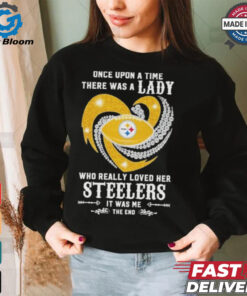 Official Once Upon A Time There Was A Lady Who Really Loved Her Pittsburgh Steelers Diamonds Shirt