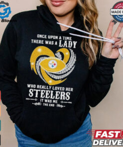 Official Once Upon A Time There Was A Lady Who Really Loved Her Pittsburgh Steelers Diamonds Shirt