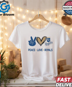 Official Peace Love Kansas City Royals MLB 2024 Shirt