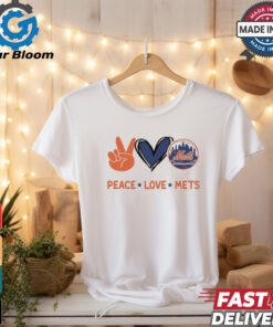 Official Peace Love New York Mets MLB 2024 Shirt