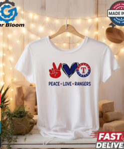 Official Peace Love Texas Rangers MLB 2024 Shirt