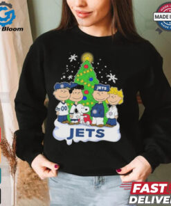 Official Peanuts Characters X Winnipeg Jets Merry Christmas Shirt