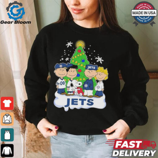 Official Peanuts Characters X Winnipeg Jets Merry Christmas Shirt