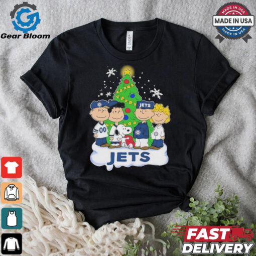 Official Peanuts Characters X Winnipeg Jets Merry Christmas Shirt