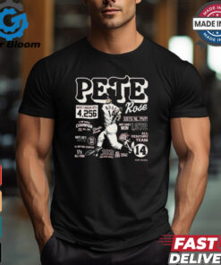 Official Pete Rose Career Stats Player Baseball Shirt