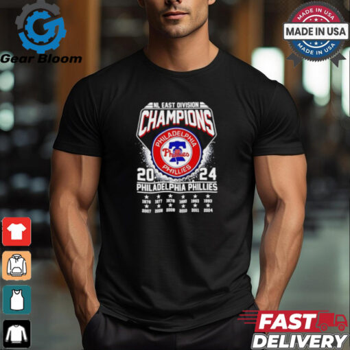 Official Philadelphia Phillies Al East Division Champions 2024 shirt