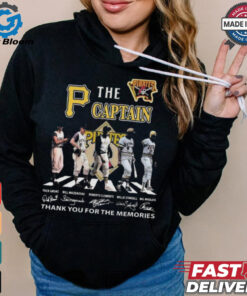 Official Pittsburgh Pirates The Captain Thank You For The Memories Walking Signatures 2024 Shirt