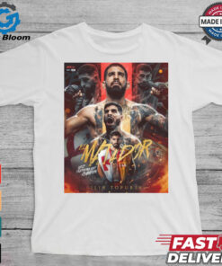 Official Poster Ilia Topuria El Matador UFC 2024 Featherweight Champions t shirt