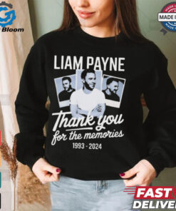 Official Rip Liam Payne One Direction Thank You For The Memories 1993 2024 t shirt