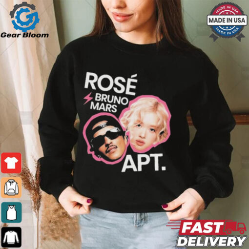 Official Rosé And Bruno Mars APT Bootleg T Shirt