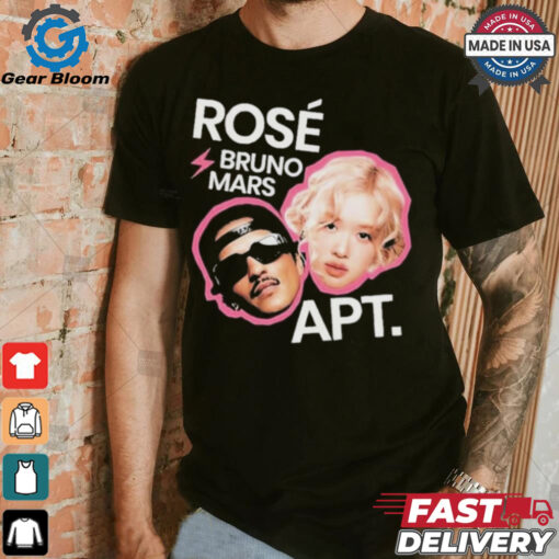 Official Rosé And Bruno Mars APT Bootleg T Shirt