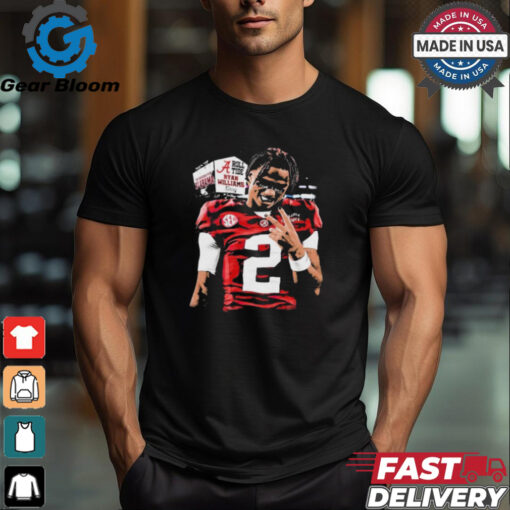 Official Ryan Williams 2 Alabama Crimson Tide NCAA Roll Tide Painting t shirt