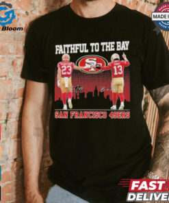 Official San Francisco 49ers Faithful To The Bay 2024 McCaffrey And Purdy T Shirt