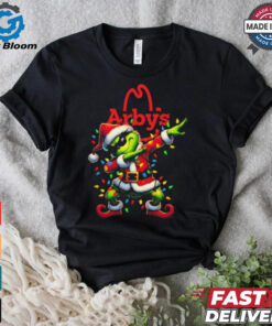 Official Santa Grinch Dabbing Arby’s Merry Christmas Light Shirt