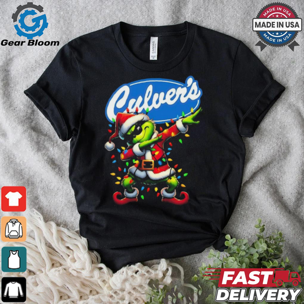 Official Santa Grinch Dabbing Culver’s Merry Christmas Light Shirt Official Santa Grinch Dabbing Culver’s Merry Christmas Light Shirt