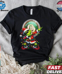 Official Santa Grinch Dabbing Old Dominion Freight Line Merry Christmas Light Shirt
