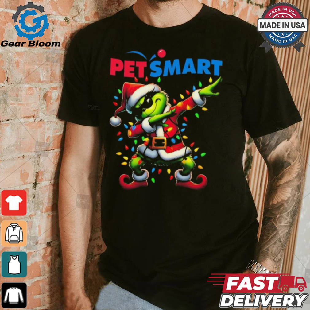 Official Santa Grinch Dabbing PetSmart Merry Christmas Light Shirt Official Santa Grinch Dabbing PetSmart Merry Christmas Light Shirt
