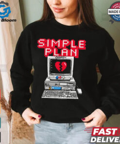 Official Simple Plan Computer 2024 t shirt