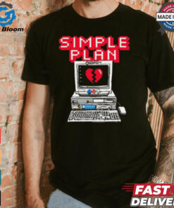 Official Simple Plan Computer 2024 t shirt