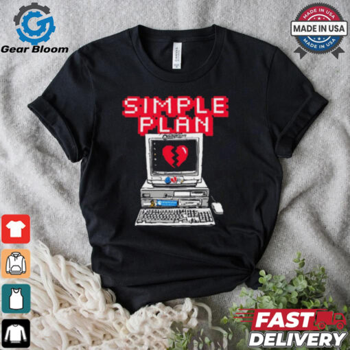 Official Simple Plan Computer 2024 t shirt