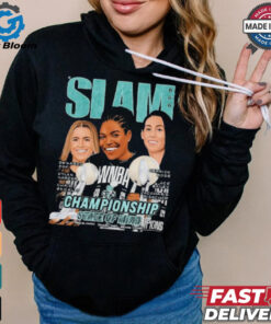 Official Slam Championship State Of Mind Sabrina Ionescu Jonquel Jones Breanna Stewart T shirt