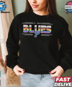 Official St. Louis Blues Levelwear Richmond Pride T Shirt