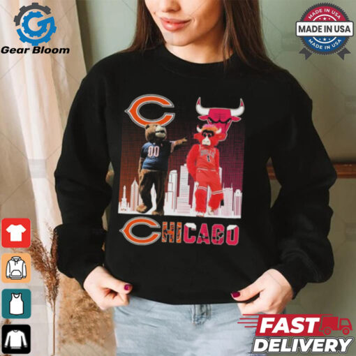 Official Staley Da Bear X Benny Mascot Chicago Sport Teams Shirt