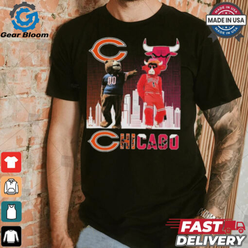 Official Staley Da Bear X Benny Mascot Chicago Sport Teams Shirt