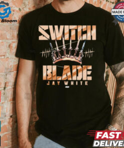 Official Switch Blade Jay White – King Me AEW t shirt