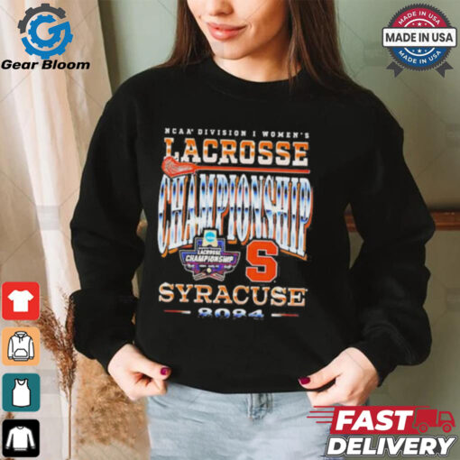 Official Syracuse Lacrosse 2024 NCAA Division I Women’s Championship T Shirt