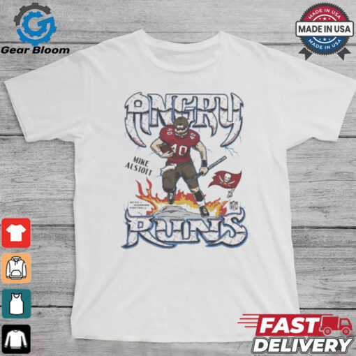 Official Tampa Bay Buccaneers Angry Runs Mike Alstott NFL t shirt