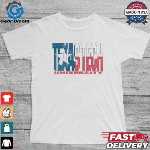 Official Texas Tech University Flag T shirt