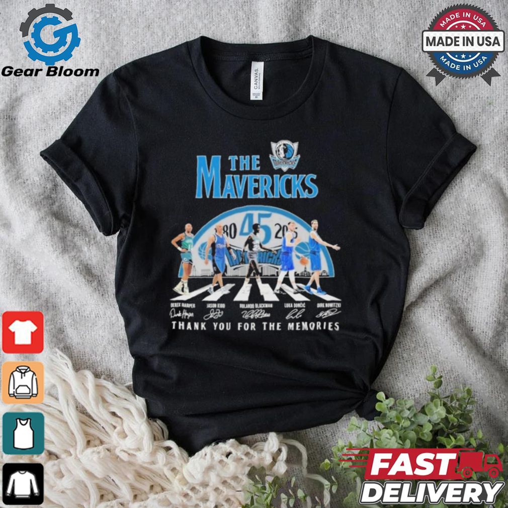 Official The Dallas Mavericks 2024 Thank You For The Memories T Shirt Official The Dallas Mavericks 2024 Thank You For The Memories T Shirt