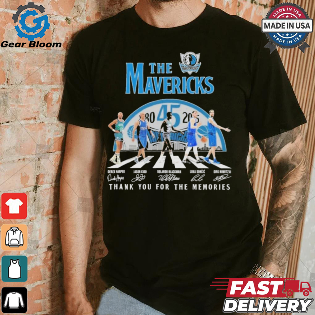 Official The Dallas Mavericks 2024 Thank You For The Memories T Shirt Official The Dallas Mavericks 2024 Thank You For The Memories T Shirt