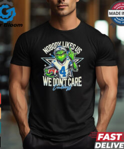 Official The Grinch Dallas Cowboys Nobody Likes Us We Don’t Care Christmas Shirt