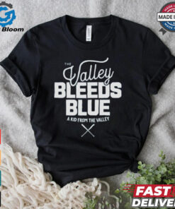 Official The Valley Bleeds Blue A Kid From The Valley Los Angeles Dodgers MLB t shirt