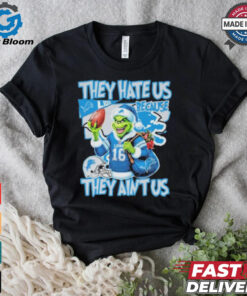 Official They Hate Us Because They Aint Us Detroit Lions Unisex T Shirt