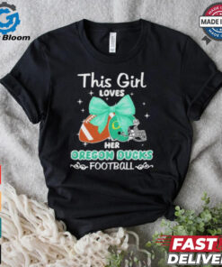 Official This Girl Loves Her Oregon Ducks Football Vintage Shirt
