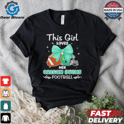 Official This Girl Loves Her Oregon Ducks Football Vintage Shirt
