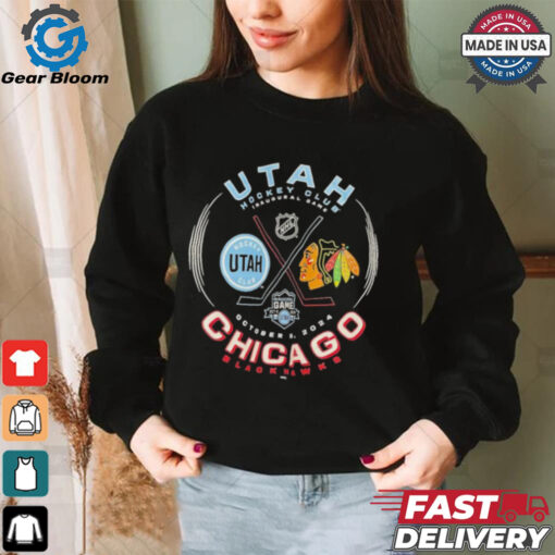 Official Utah Hockey Vs Chicago Blackhawks 2024 Inaugural Game October 8, 2024 shirt