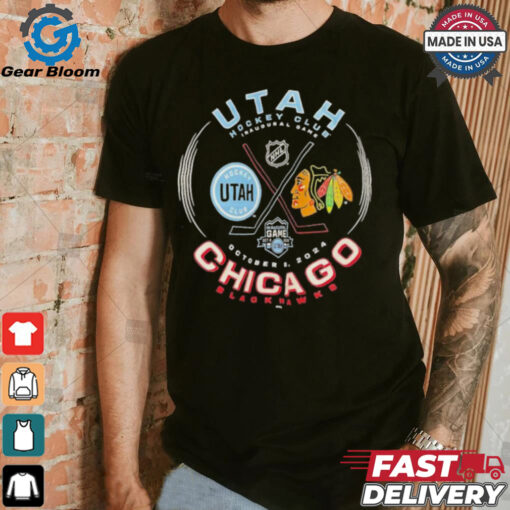 Official Utah Hockey Vs Chicago Blackhawks 2024 Inaugural Game October 8, 2024 shirt