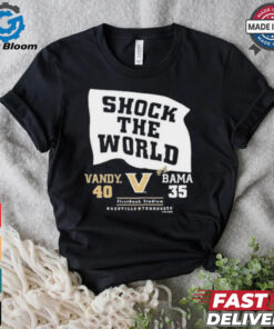 Official Vandy 40 35 Bama Vanderbilt Commodores Shock The World 2024 Shirt