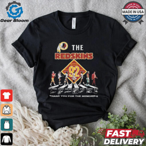 Official Washington Redskins Thank You For The Memories Of 92 Years 1932 2024 T Shirt