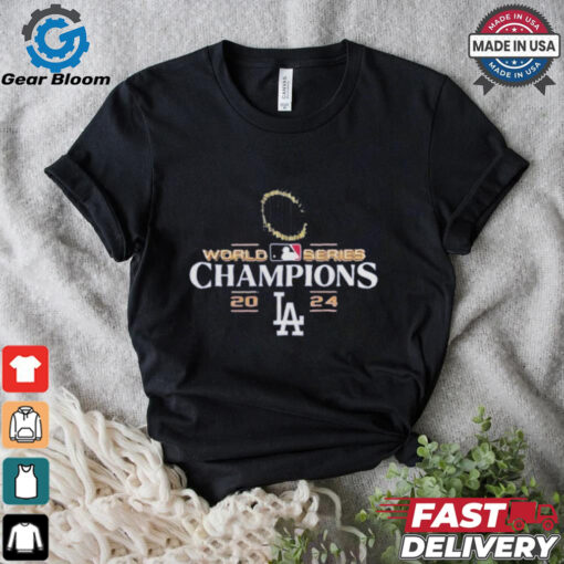 Official World Series Champions Los Angeles 2024 Win Away For Los Dodgers T Shirt