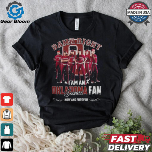 Oklahoma Sooners I Am Sooners Fan Now And Forever All Roster 2024 Tee